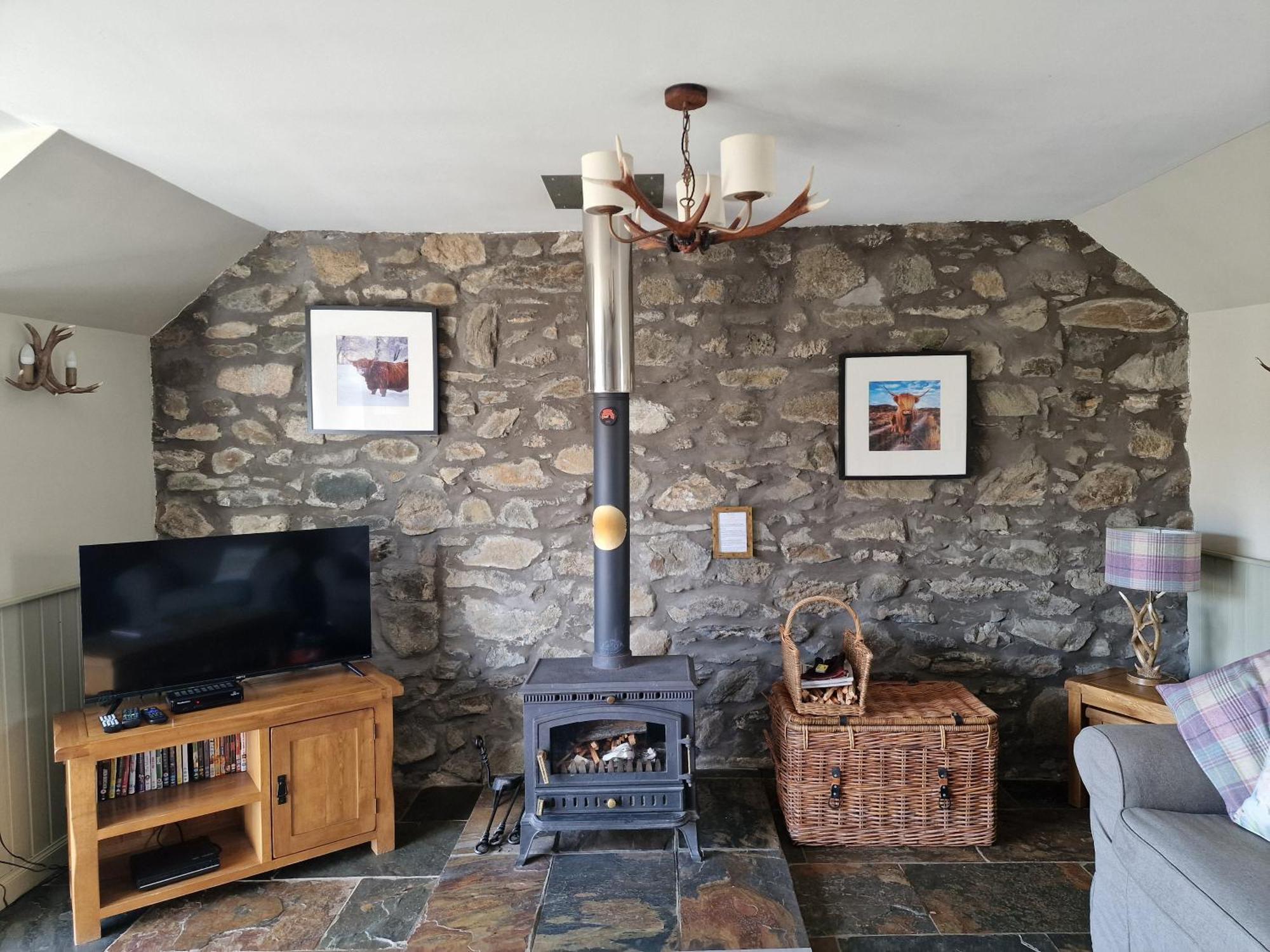 Dalnoid Cottages & Treehouses Nr Glenshee Exteriör bild